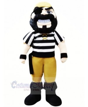 Strong Pirate with Big Eyes Mascot Costume People	