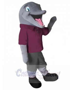 Cute Sport Dolphin Mascot Costume For Adults Mascot Heads