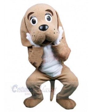 Lovable Brown Dog Mascot Costume Animal