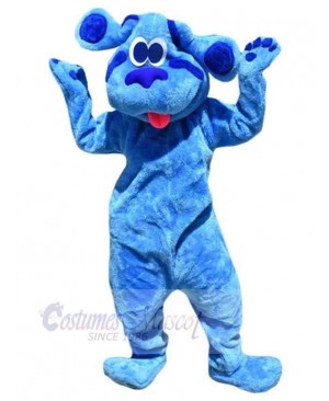 Comical Blue Clues Dog Mascot Costume Cartoon