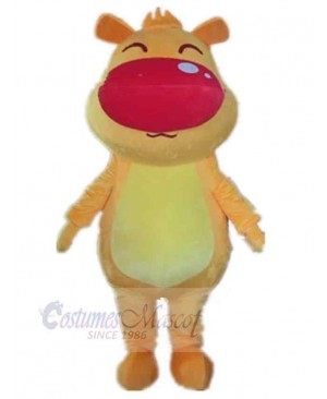 Big Red Nose Dog Mascot Costume Animal