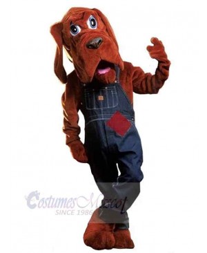 Cool Bloodhound Dog Mascot Costume Animal