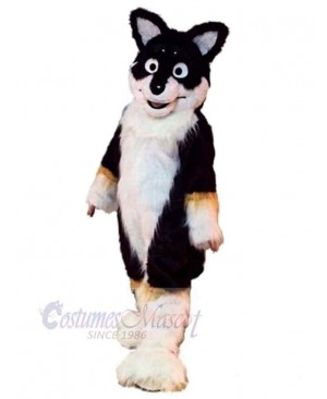 Brown Dog Fox Husky Dog Mascot Costume Animal with Big Eyes