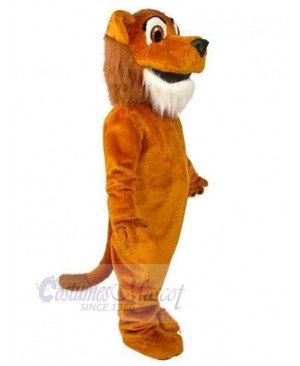 Orange Plush Dog Mascot Costume Animal