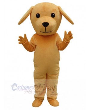 Smart Yellow Dog Mascot Costume Animal