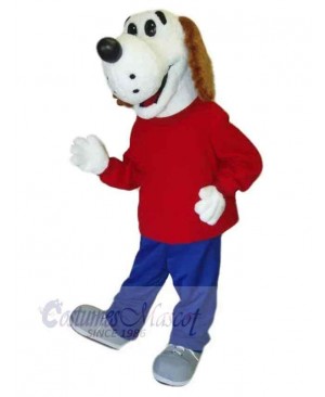 Rescue Dog Mascot Costume Animal in Red Coat