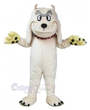 White Shar Pei Dog Mascot Costume Animal