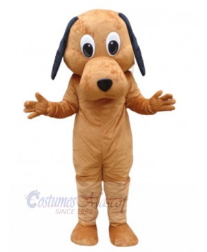 Super Cute Yellow Dog Mascot Costume Animal