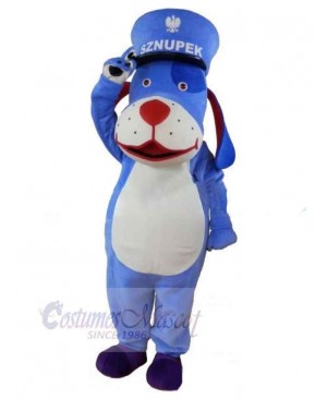 Cute Police Dog Sznupek Mascot Costume Animal