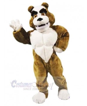 Power Muscular Bulldog Mascot Costume Animal
