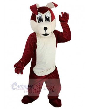 Red Brown Dog Mascot Costume Animal
