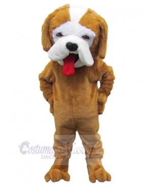 Piquant Brown Hound Dog Mascot Costume Animal