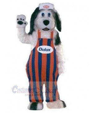 Dulux Waving Dog Mascot Costume Animal