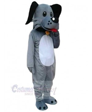 New Gray Dog Mascot Costume Animal Adult