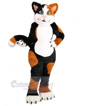 Beautiful Brown and Black Cat Mascot Costume Animal