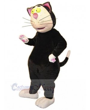 Funny Black Cat Mascot Costume Animal