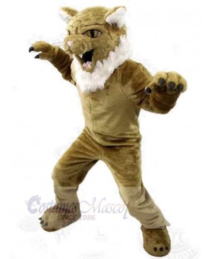 Strong Fierce Wildcat Mascot Costume Animal Adult