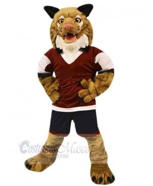 Cool Strong Sport Wildcat Mascot Costume Animal