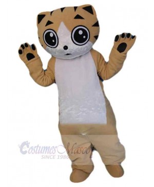 Golden Kitten Cat Mascot Costume Animal