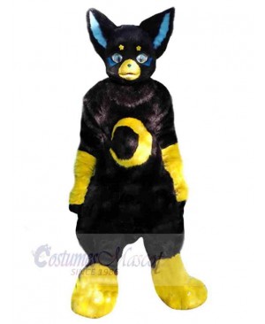 Cool Fantasy Black Cat Mascot Costume Animal