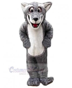 Comical Plush Coyote Wolf Mascot Costume Animal