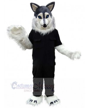 High Quality Plush Wolf Husky Mascot Costume Animal