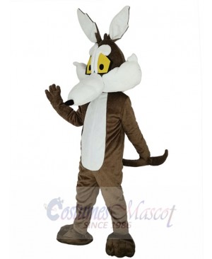 Wile E. Coyote Wolf Mascot Costume Animal with Long Nose