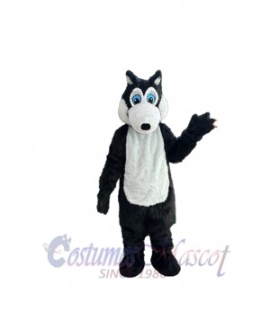 Black Wolf Mascot Costume Animal