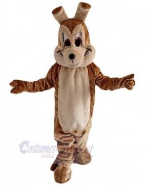Light Brown Wolf Mascot Costume Animal