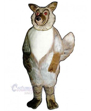 Smiling Lightweight Wolf Mascot Costume Animal