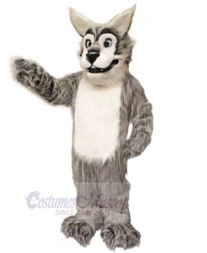 Leroy Gray Wolf Plush Mascot Costume Animal