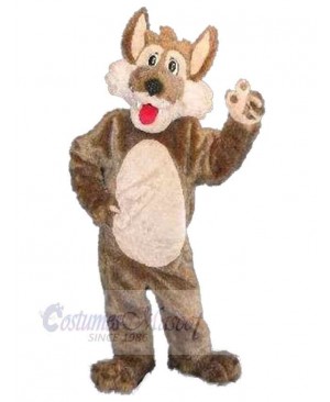 Little Brown Wolf Mascot Costume Animal