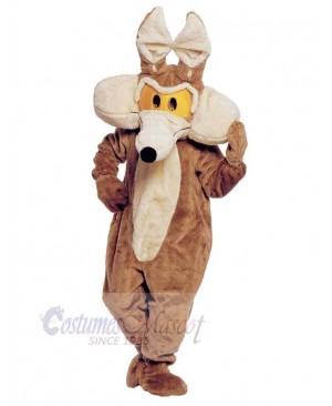 Delicate Brown Coyote Wolf Jackal Mascot Costume Adult