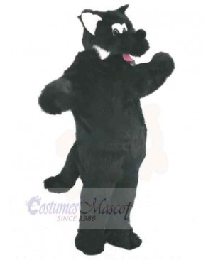 Naughty Black Wolf Mascot Costume Animal