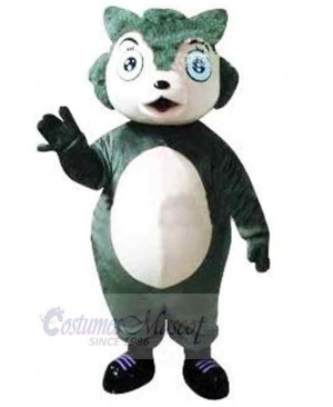 Lovely Big Eyes Wolf Mascot Costume Animal