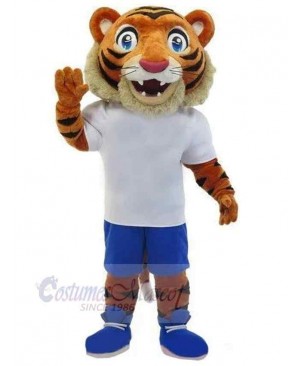 Strong Tiger Player Mascot Costume Animal