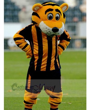 Energetic Sport Tiger Mascot Costume Animal