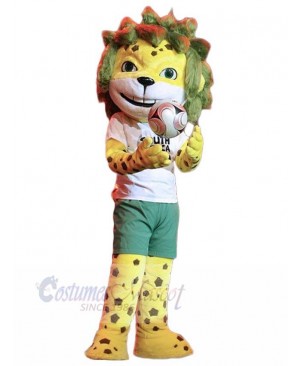 The 2010 Fifa Yellow Tiger Mascot Costume Animal