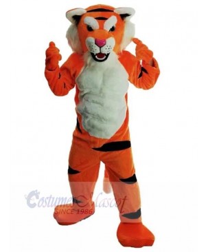 High Quality Orange Tiger Mascot Costume Animal Adult