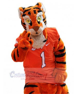 Cool Sports Tiger Mascot Costume Animal Adult