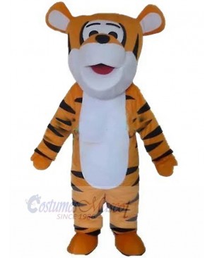 Smart Black and Orange Tiger Mascot Costume Animal