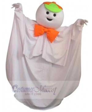 Funny Ghost Snowman Mascot Costume Cartoon