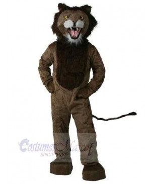 Fierce Brown Lion Mascot Costume Animal