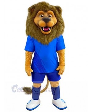 Happy Sport Lion Mascot Costume Animal Adult