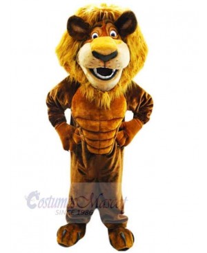 High Quality Muscle Lion Mascot Costume Animal
