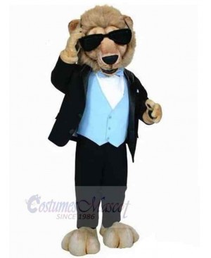 Handsome Cool Lion Mascot Costume Animal Adult