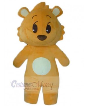 Yellow Little Lion Mascot Costume Animal