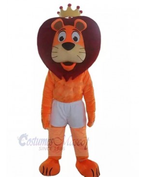 Orange Lion King Mascot Costume Animal