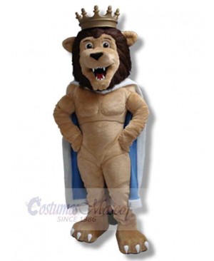 Muscle King Lion Mascot Costume Animal