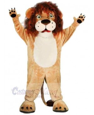 Lovely Brown Lion Mascot Costume Animal